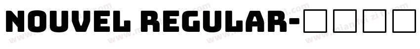 Nouvel Regular字体转换